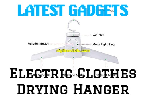 Latest Gadgets - Portable Electric Clothes Drying Hanger